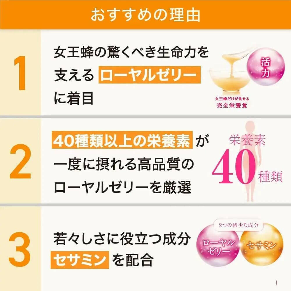 SUNTORY 三得利-蜂王漿 + 蜂王胺E 120粒裝.