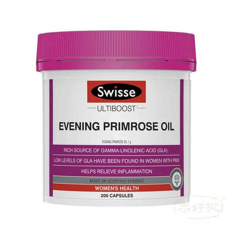 Swisse草油高品質月見草油,天然草本保健產品,支持身體健康與活力