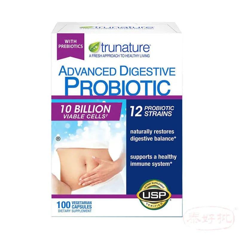 【New】美國 TruNature Digestive Probiotic 成人益生菌膠囊 100粒.
