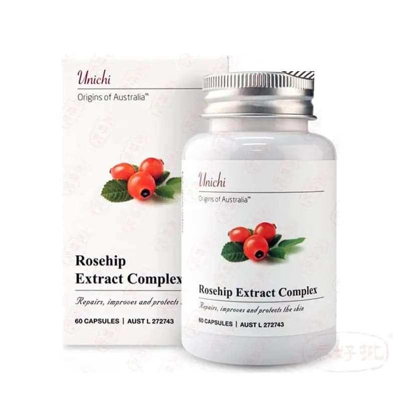 澳洲Unich玫瑰果精華膠囊60粒.