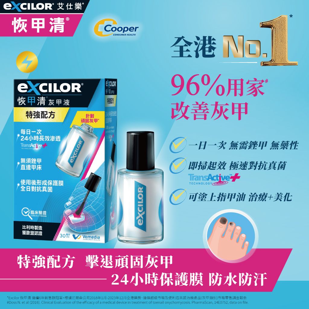 【全網最完整】Excilor 恢甲清灰甲液（特強配方 30ml）終極指南：成分、科學原理與 5 大熱搜 FAQ