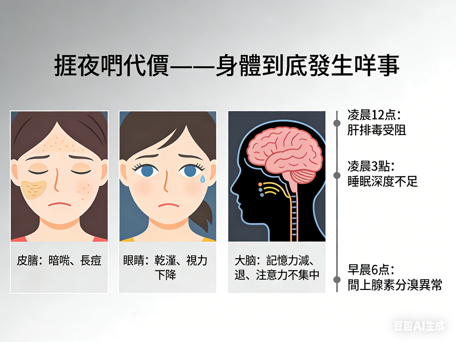 從深夜奮戰到清晨回血，營養師教你揀對補充品