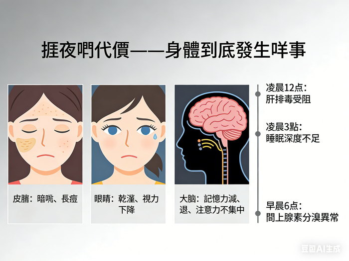 從深夜奮戰到清晨回血，營養師教你揀對補充品