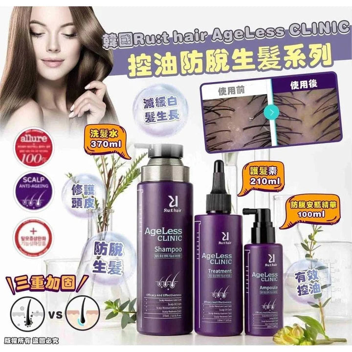 【NEW】Korea RU:T Hair Scalp Anti-hair loss series shampoo 370ml 