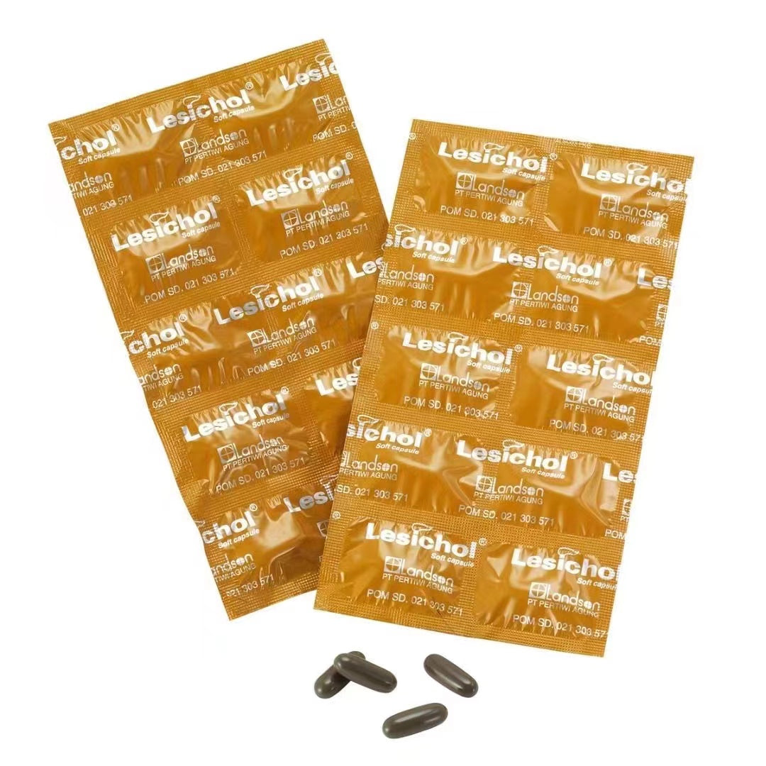 Lesichol Live Heparin-Live Heparin-Effective Liver Protection Pills 50 capsules 