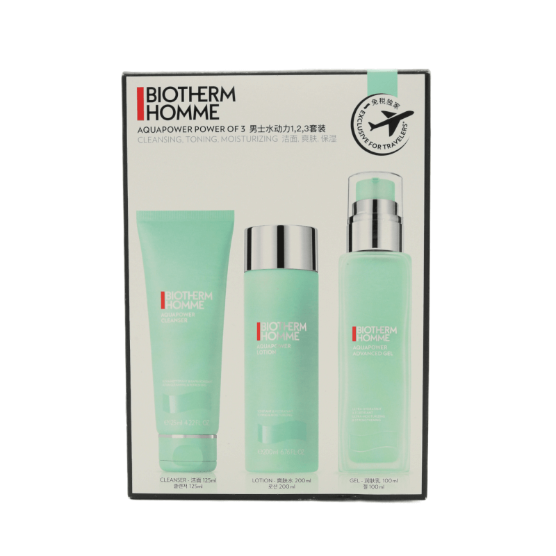 Biotherm  碧歐泉男士水動力1，2，3套裝