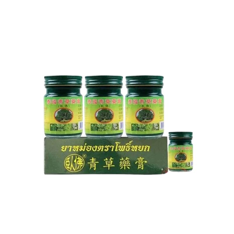 泰國臥佛牌青草膏3+1