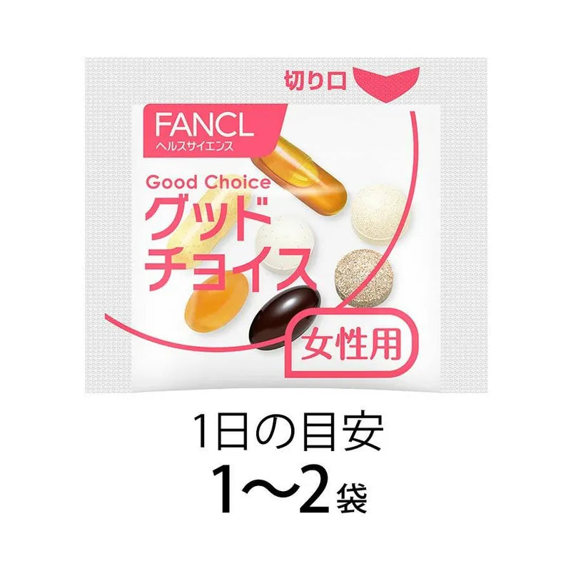 FANCL-芳珂 女士60代 綜合營養維他命補充丸 (30小包, 15-30日分)【平行進口產品】