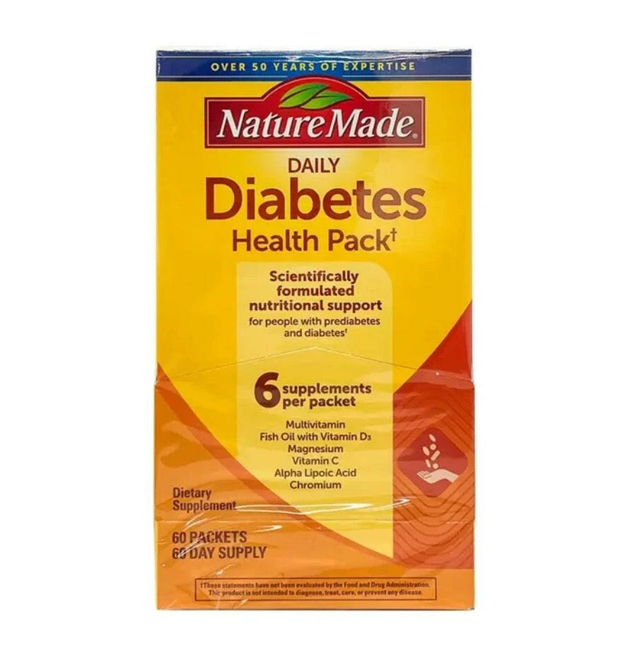 ［New］美國Nature Made糖尿健康包60包裝