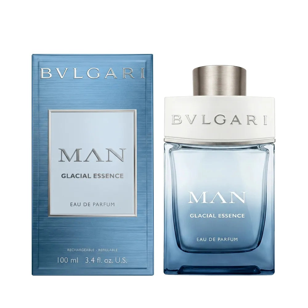新版 Bvlgari Man Glacial Essence  Eau De Parfum 寶格麗冷冽冰川/極地冰峰男士淡香精 100ml