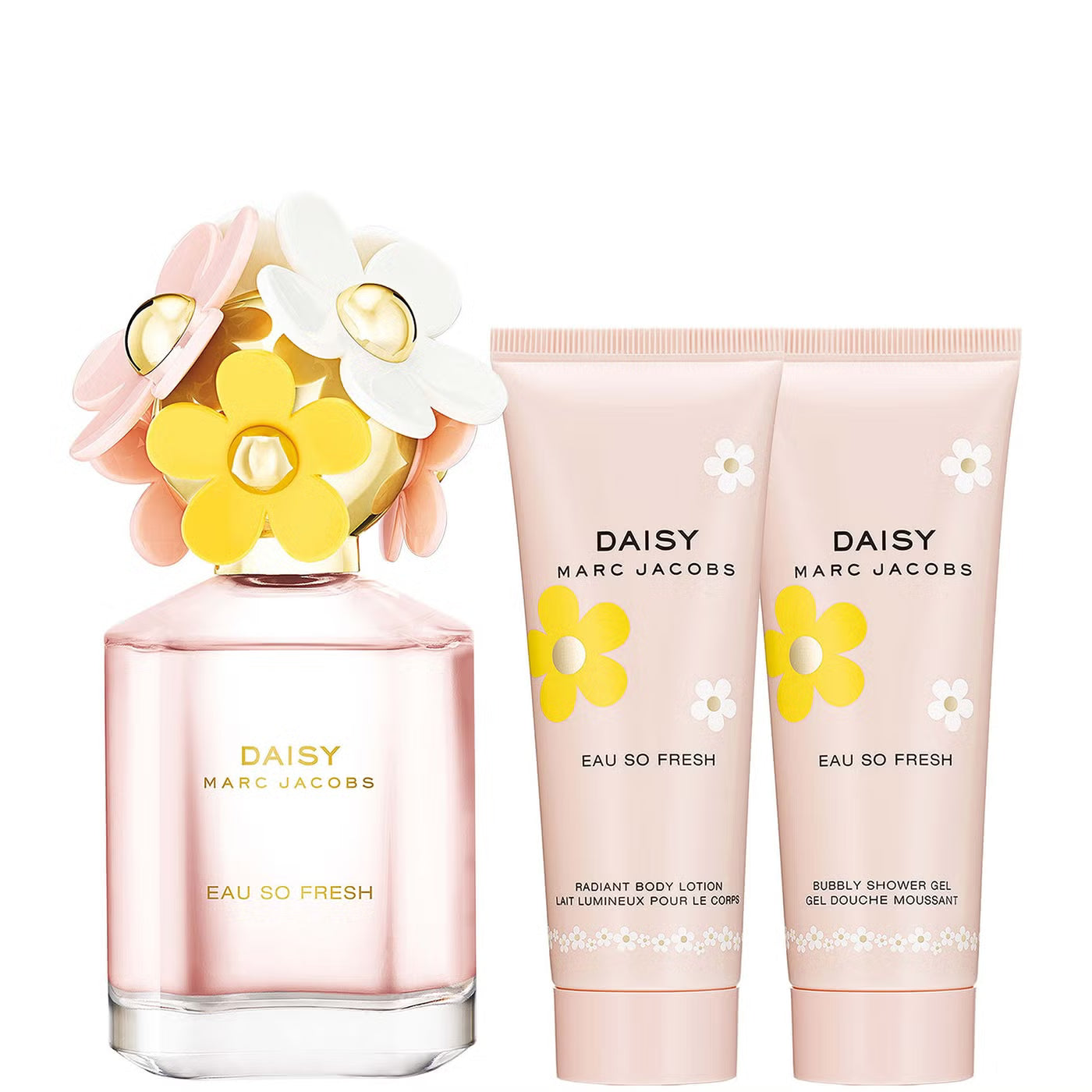 Daisy Marc Jacobs Eau So Fresh Eau De Toilette Gift Set 馬克雅可布/馬克莫傑小雛菊粉色花語淡香水套裝（75ml Eau de Toilette 淡香水+75ml Body Lotion 身體乳+75ml Shower Gel 沐浴露）