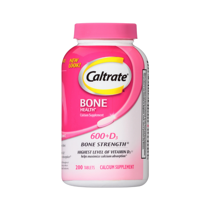 Caltrate鈣片含維生素D，有助骨骼健康與維生素吸收