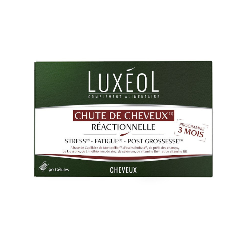 【法國版】Luxeol reactive hair loss 90粒