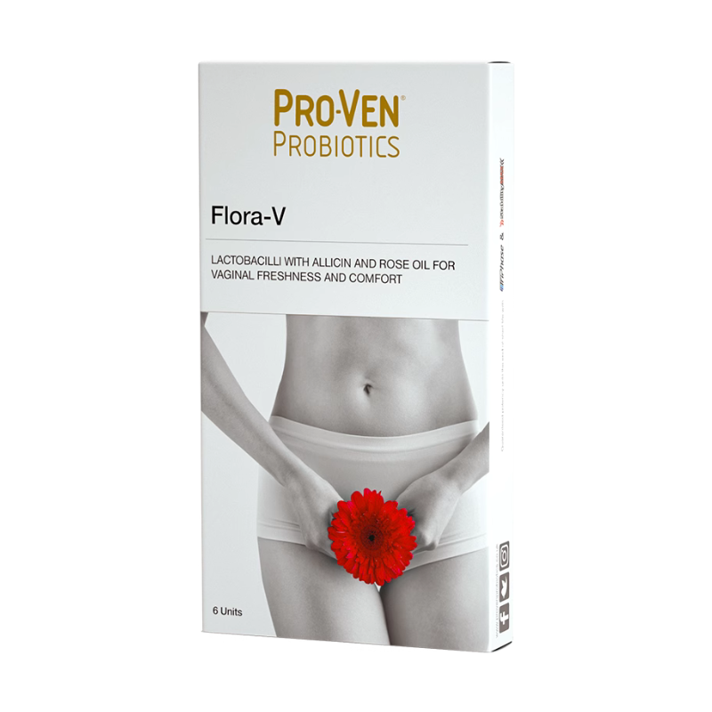 PROVEN female private parts regulating suppository with beneficial biological flora (6 capsules) 