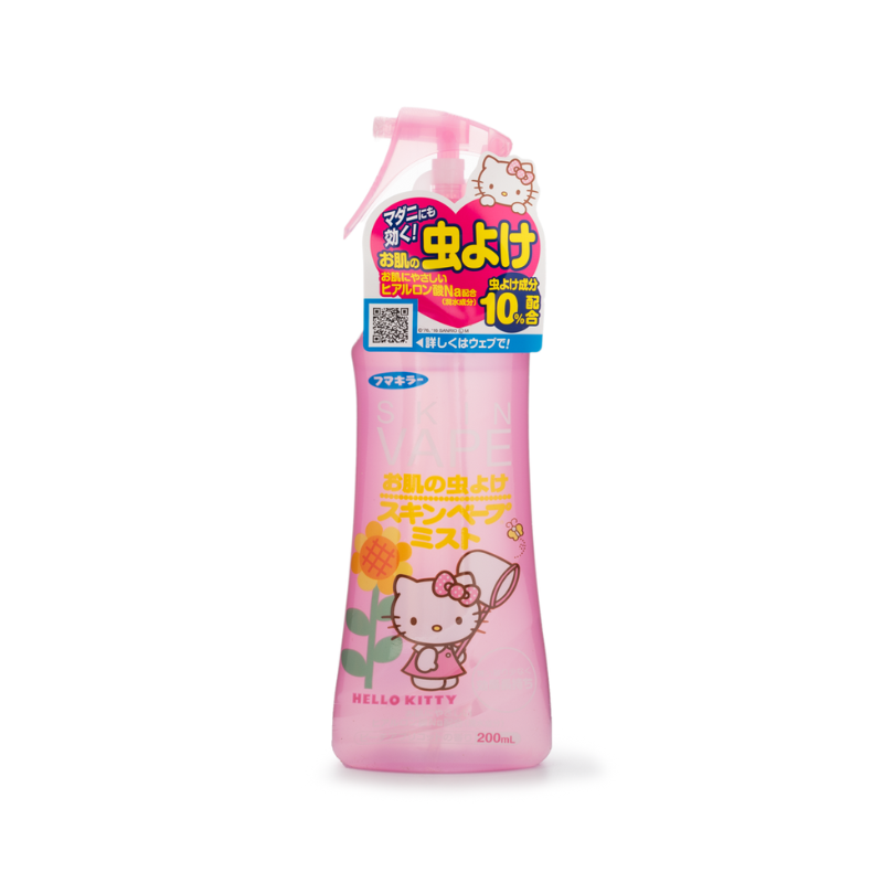 [Japanese Version] Skin Vape Pink Peach Flavor Mosquito Repellent Spray Hello Kitty Version 200mL