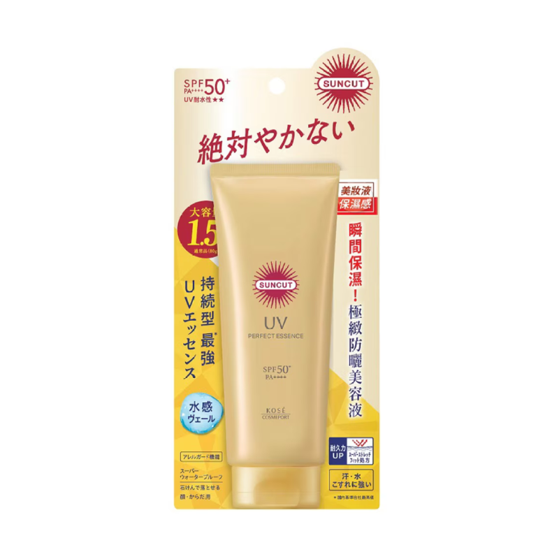 [Japanese version] Kose Suncut Protect UV Perfect Essence Gel SPF50+ PA++++ 120g 