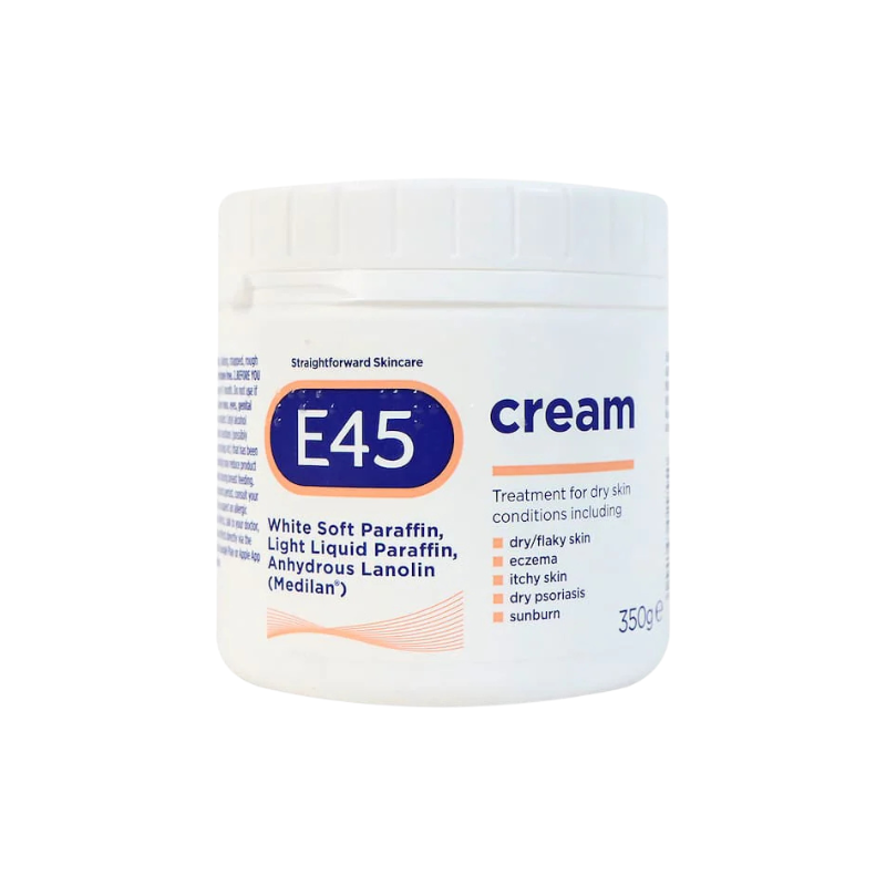 [英國] E45 Dermatological Moisturising Cream Tub, 350g