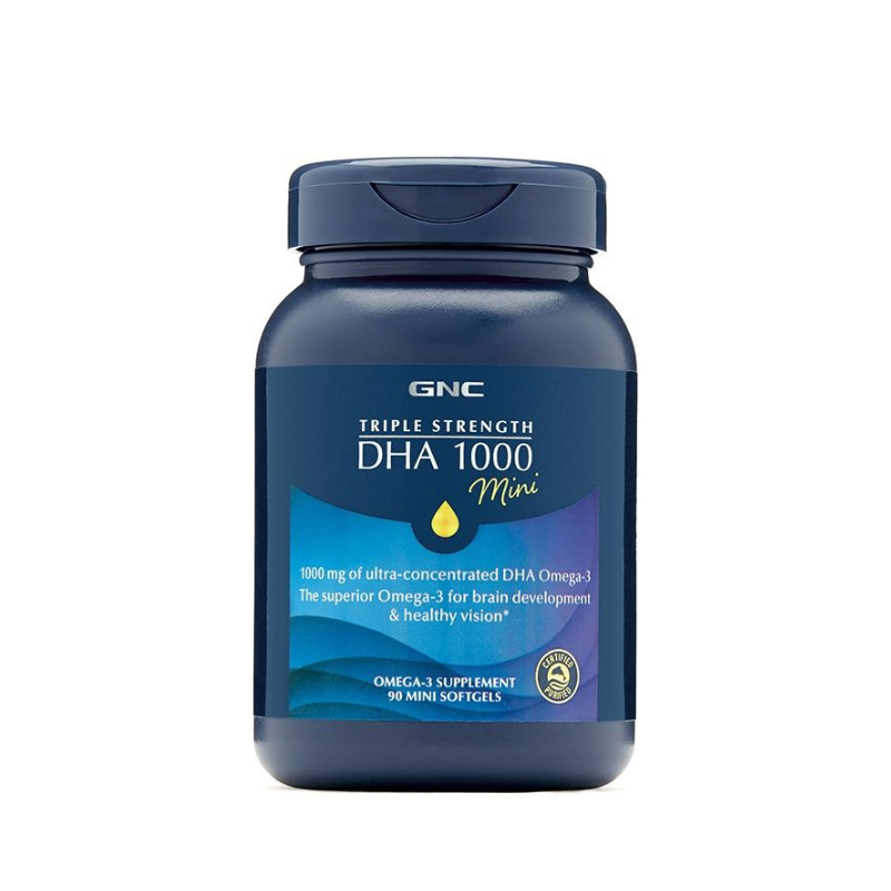 GNC Triple Strength DHA 1000 Mini 90's