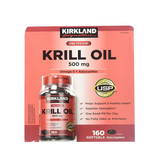 Kirkland Krill Oil 500mg 南極磷蝦油 500mg – 160粒軟膠囊