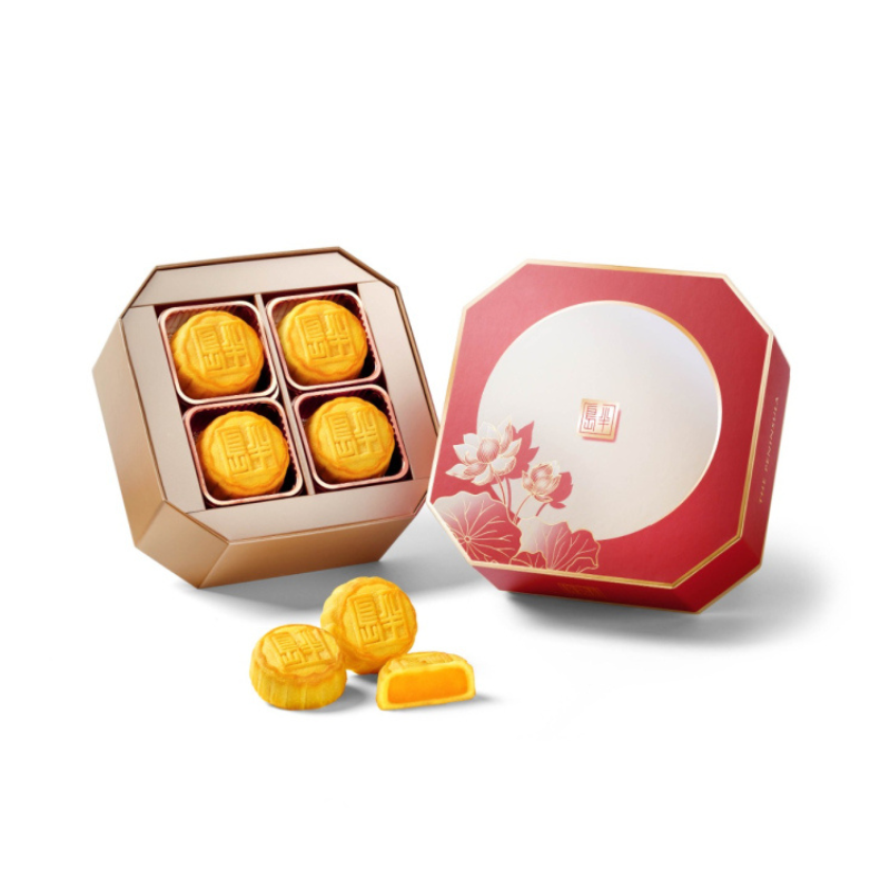 [Customs clearance fees are included in ready stock] 2024 new version of Peninsula Hotel’s mini custard mooncakes, 8 pieces