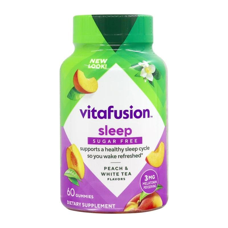 [New and used packaging shipped randomly] Vitafusion Sleep Well - Melatonin Gummy Bears 3mg 60-count bottle (USA)