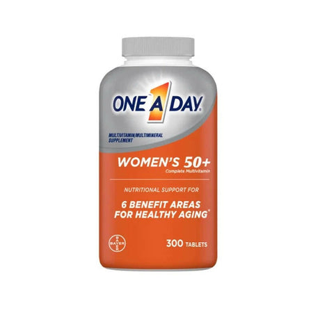 【New】美國拜耳Bayer One A Day 女仕綜合維他命(50歲或以上) 300片.