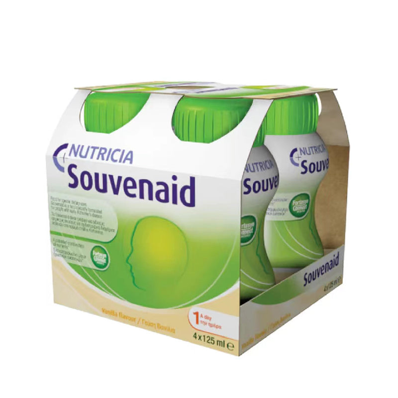 Nutricia 智敏捷 Souvenaid 專利醫學養腦配方 (125mlx 4支) (雲尼拿味)