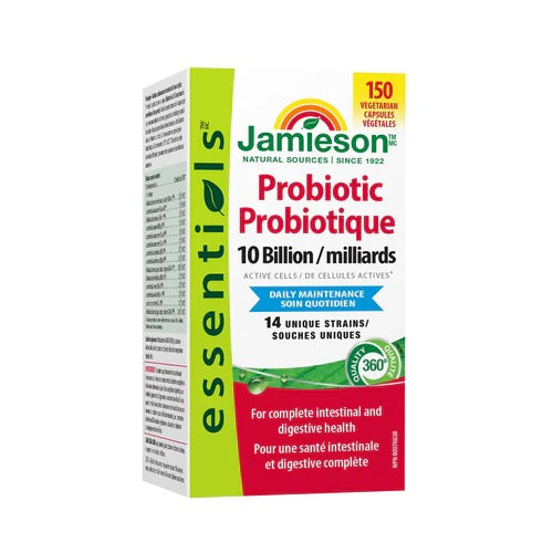 [Canadian Version] Jamieson – Pure Natural Probiotics 10 Billion Plus Pack 130 capsules 