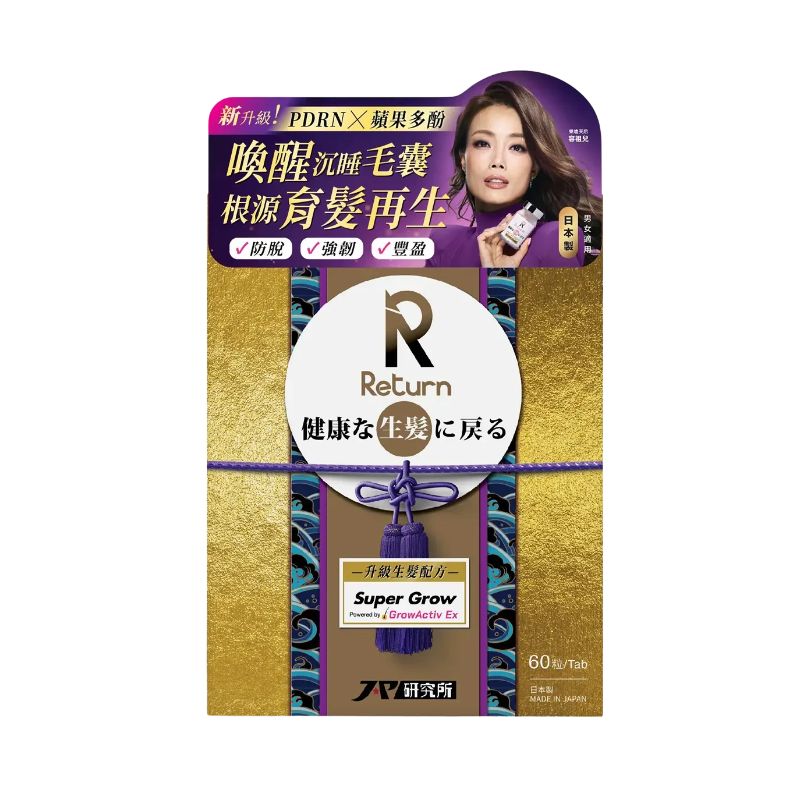 Return to cost-effective hair regrowth formula, 120 capsules