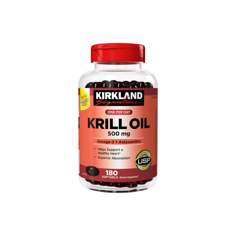 Kirkland Krill Oil 500mg Antarctic Krill Oil 500mg – 160 Softgels 