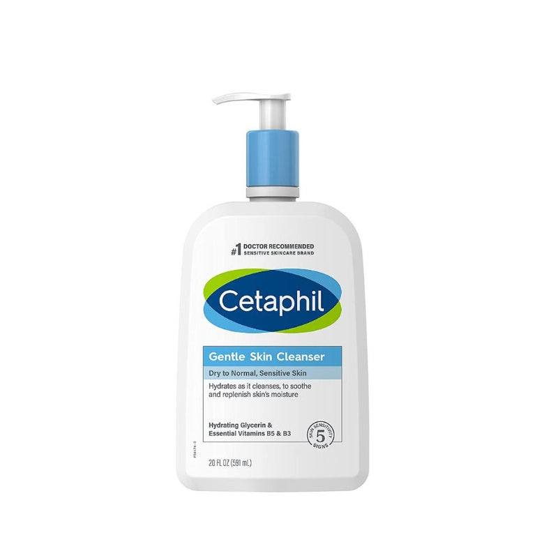 Cetaphil 舒特膚 溫和潔膚乳 591ml｜藍色泵裝｜醫生推薦｜濕疹及敏感肌膚適用