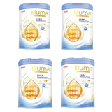 [New Packaging] Wyeth Illuma Stages 1-4 850g | 0-36 Months | OPO Structured Lipids & gsMO Milk-Derived Gangliosides