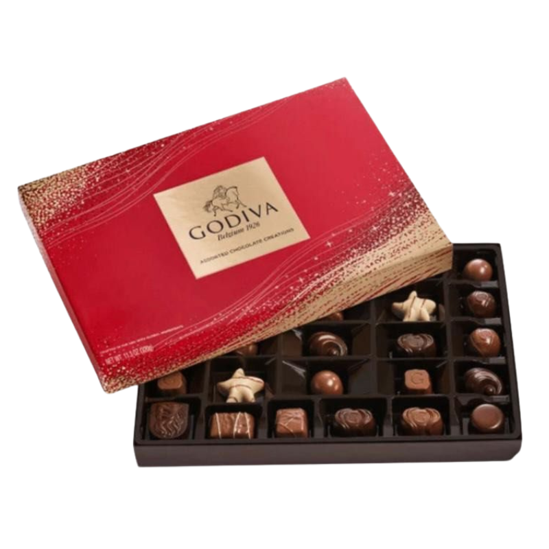 Godiva Assorted Chocolates Creations Gold Luxury Assorted Chocolate Gift Box 311g 