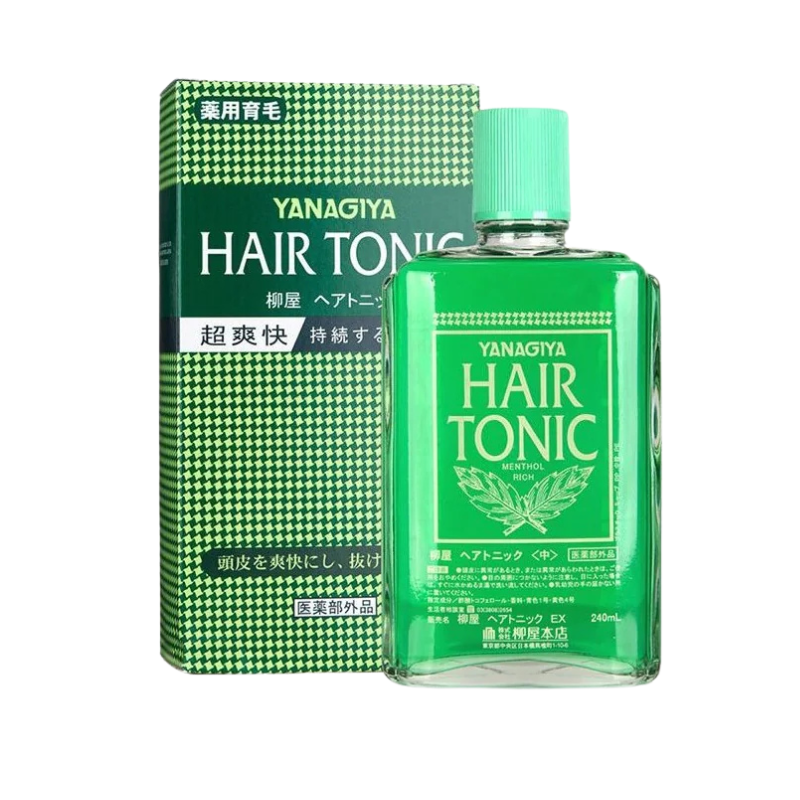 [Made in Japan] YANAGIYA/Yanagiya Cooling Hair Root Nutrient Solution 240ML (Mint Flavor)