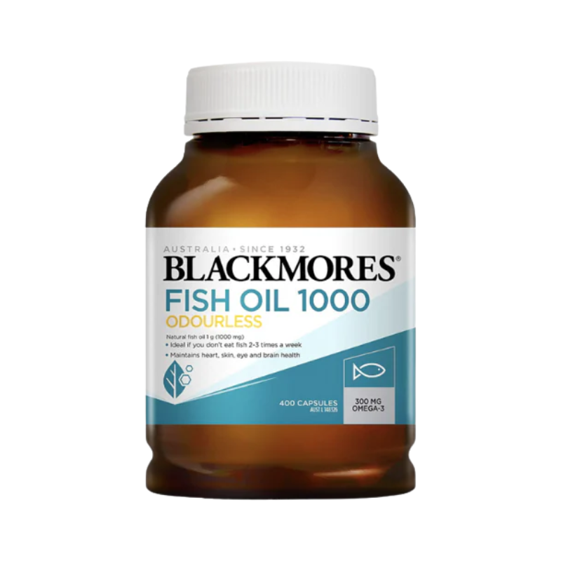 Blackmores無味魚油，高效吸收Omega-3脂肪酸，促進心血管健康
