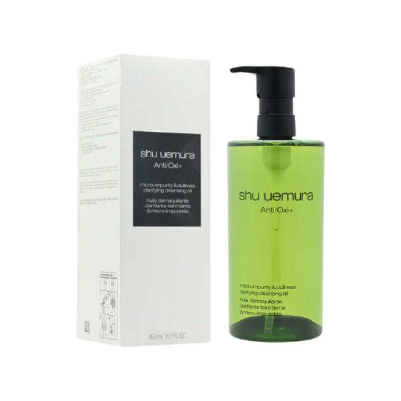 【新版】Shu Uemura  植村秀 Anti/Oxi+綠茶抗污染潔顏油  450ml.