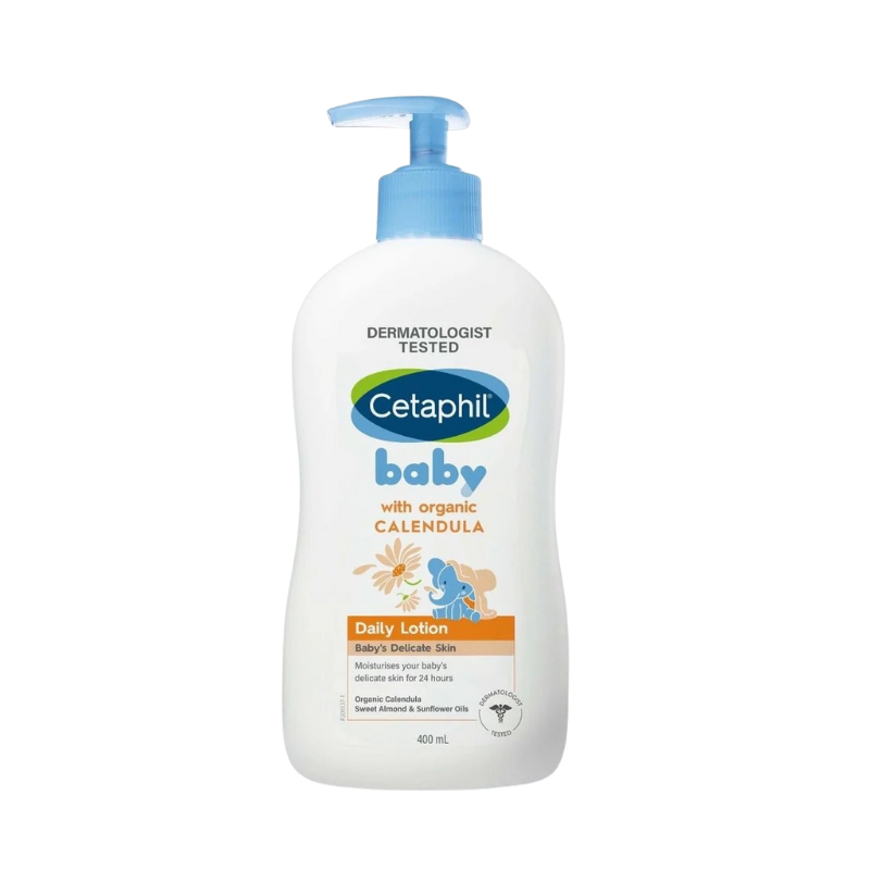 澳洲 Cetaphil 金盞花寶寶嬰兒童洗發沐浴二合一低敏配方寶寶身體面霜 400ml.