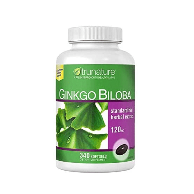 TruNature Ginkgo Biloba 草本銀杏精華 340粒｜美國原裝｜增強記憶・促進循環・延緩老化
