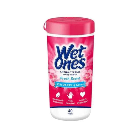 ［每人限買2桶］美國Wet Ones Antibacterial Hand Wipes家庭裝清新殺菌消毒濕紙巾48片 泰好批—網絡批發直銷