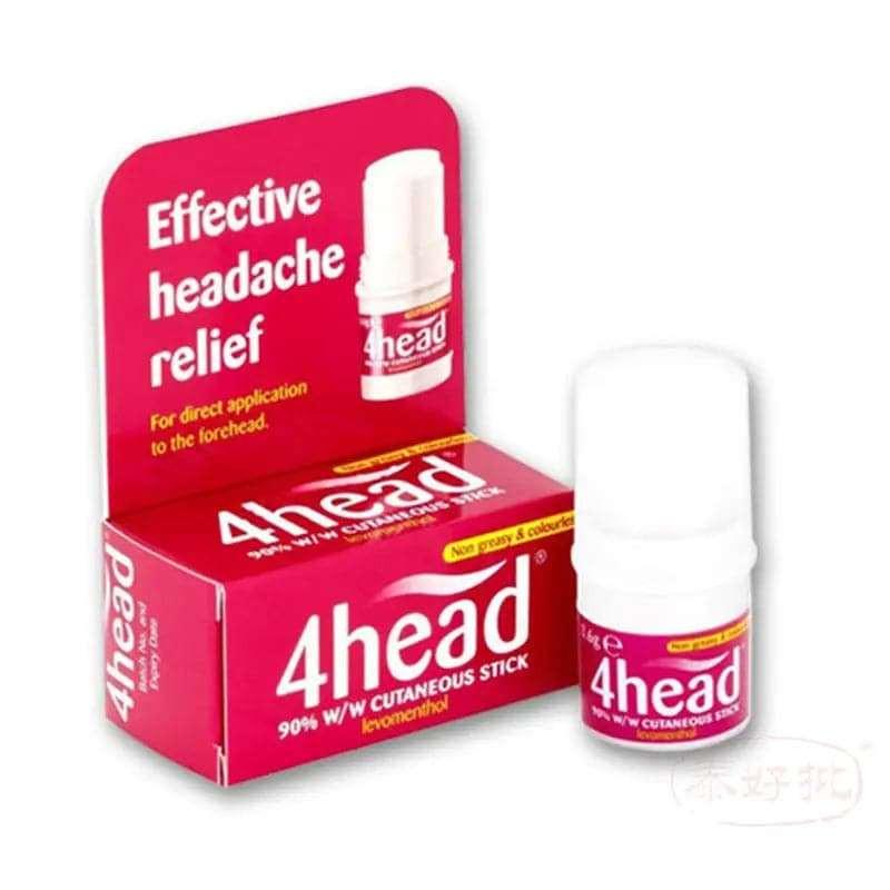 [英國] 4head-緩解棒 Headache & Migraine Relief Stick 3.6g.