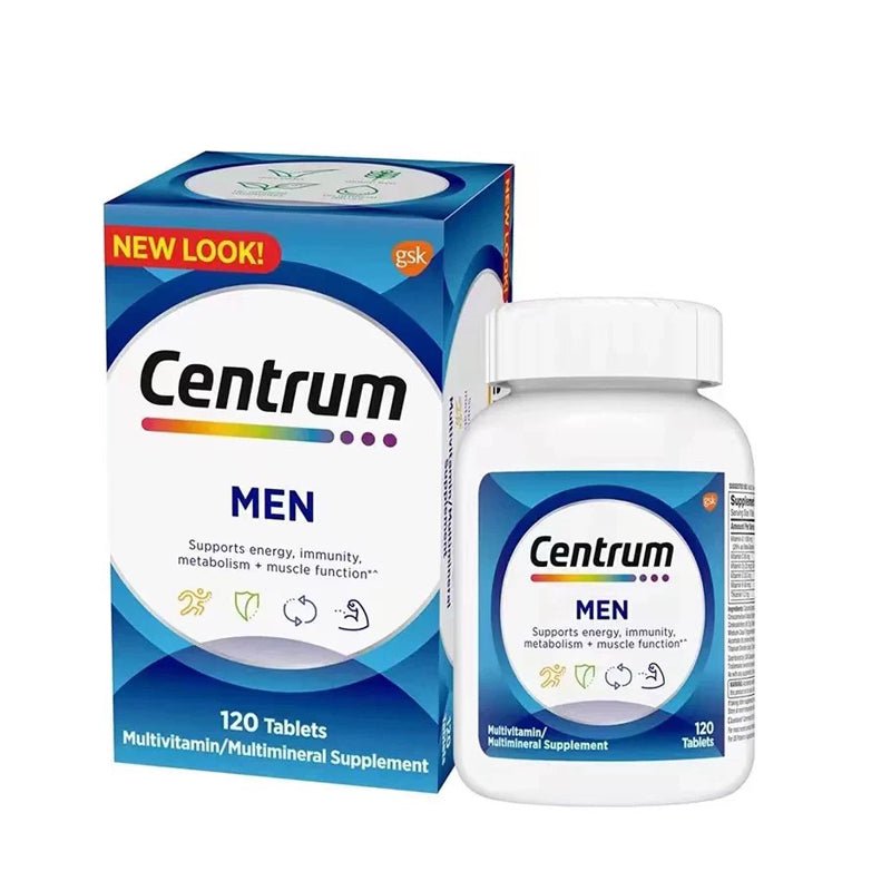 [US Version] Centrum Men's Multivitamin 120 Capsules Adult Vitamin B Lycopene