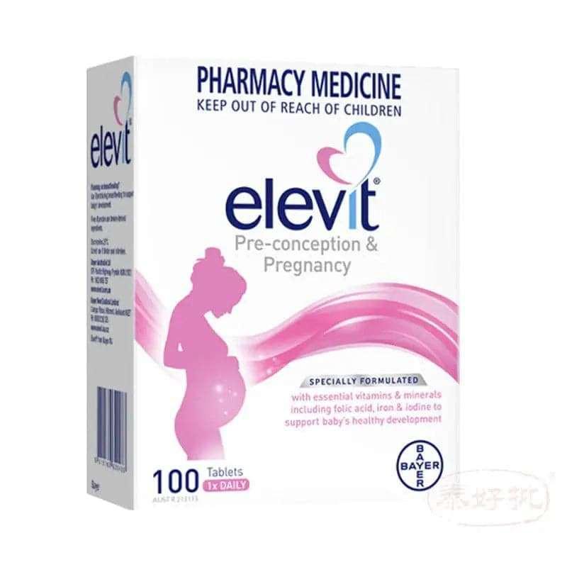 Elevit愛樂維孕婦複合維生素產品，富含葉酸與多種重要維生素，支持孕期健康需求