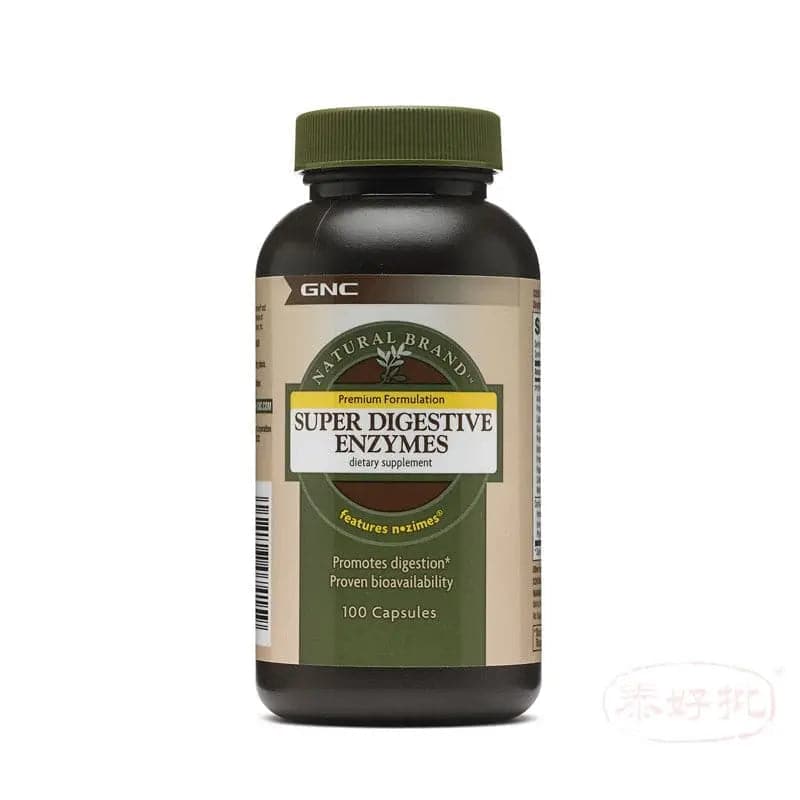 GNC NATURAL BRAND SUPER DIGESTIVE ENZYMES 100 Capsules 泰好批—網絡批發直銷