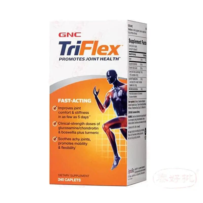 GNC TriFlex 5合1 3倍活速效關節配方 (TriFlex Fast Acting) (240粒) GNC