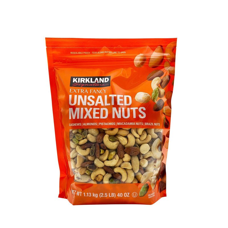 [New packaging] American Kirkland Signature Extra Fancy - Salt-free Salted Baked Mixed Nuts* 1.13kg