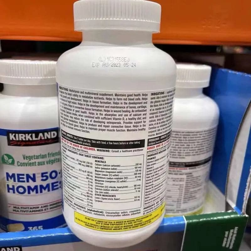 Kirkland Signature - Men 50+ Multivitamin 365's (Parallel import) Kirkland