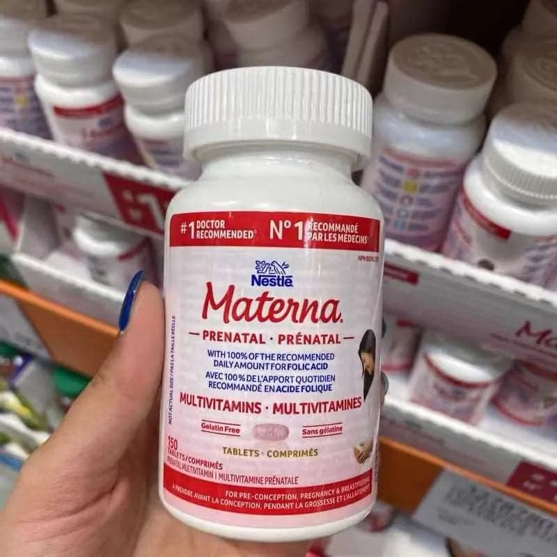 加拿大雀巢 Materna 瑪特納懷孕及哺乳期綜合維生素及礦物質 150s Materna