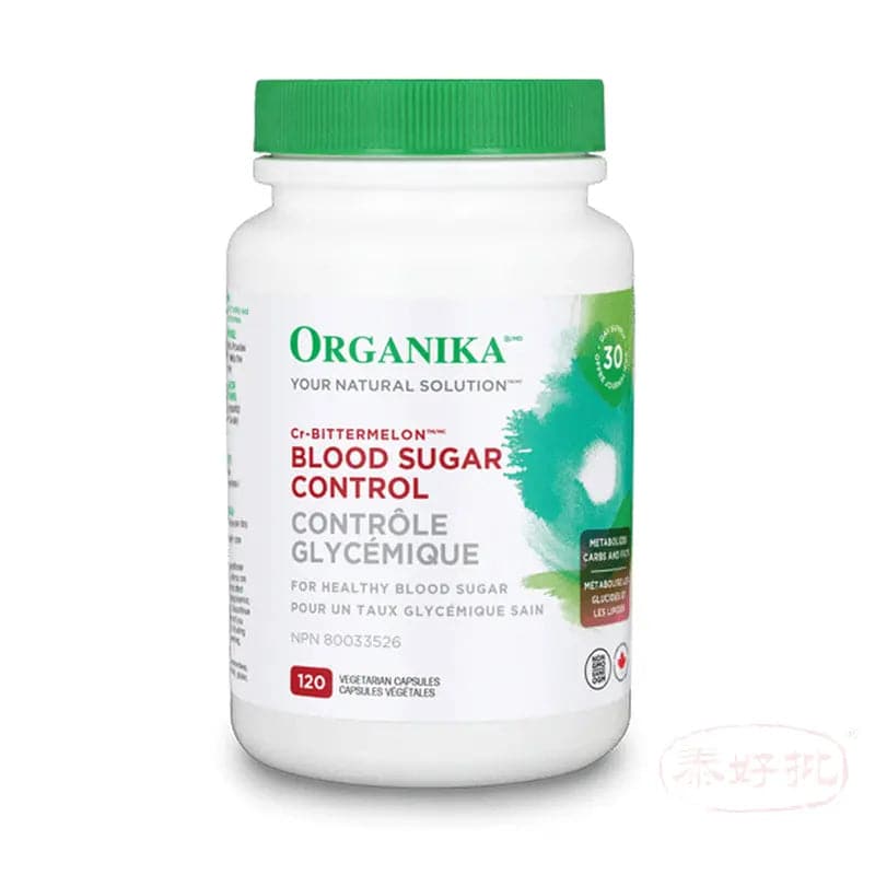 【加拿大】Organika Blood Sugar Control Bitter Melon 50 mcg 120 Caps 天然苦瓜素，降糖去脂改善糖尿病 泰好批—網絡批發直銷