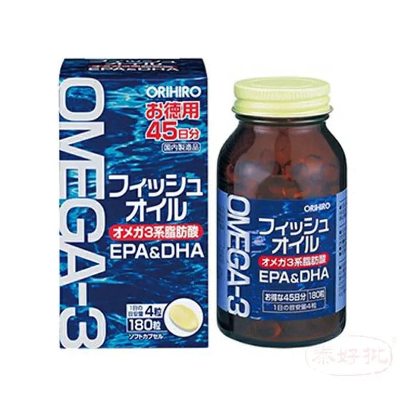 ORIHIRO 立喜樂 OMEGA3深海魚油 EPA/DHA 360粒 90天量 ORIHIRO