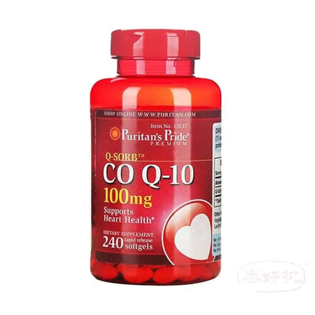 美國 Puritan’s Pride Q-SORB™ Co Q-10 100 Mg 240 Softgels Puritans Pride